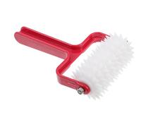 Zerodeko Rodillo Perforador para Masa de Pizza Rojo Herramienta para Hornear Pizza Estibador de Rodillos Material Alimentario Seguro Anti Burbujas Uso en Cocina Estilo Aleatorio