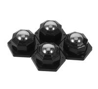 Zerodeko Ruedas deslizantes para muebles: Deslizadores adhesivos de 0,8'' para encimeras de cocina - Poleas adhesivas giratorias de 360° para pequeños contenedores de almacenamiento y cubos
