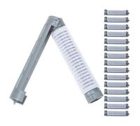 Zerodeko Rulos Cabello Grandes Gris 16 Piezas Pinzas Voluminizadoras sin Marcas para Raíces Varillas Flexibles para Peinar y Añadir Volumen en Casa o Salón