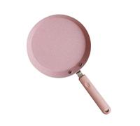 Zerodeko Sartén Antiadherente de Aluminio Color Rosa para Tortilla Panqueque y Bocadillo con Fondo Plano para Cocina de Inducción y Uso Doméstico