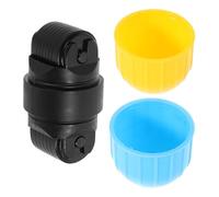 Zerodeko Sello de Música Rodillo Multifuncional de Plástico Pentagramas de 5 y 6 Líneas Sello de Acordes de Guitarra para Profesores y Músicos Color Amarillo y Azul Herramienta para