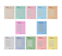 Zerodeko Sobres de Ahorro en Euros A6 de Papel 6 Anillas, 48 Hojas para Desafío de Ahorro Semanal y Registro de Presupuesto, Planificador Portátil para Oficina, Hogar y Finanzas