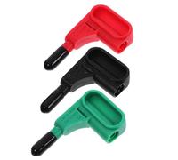 Zerodeko Sondas de Prueba Magnéticas 4Mm Conector Banana Kit 3 Unidades Rojo Negro Verde para Multímetro Herramientas Prácticas para Pruebas Eléctricas y Mediciones Precisas