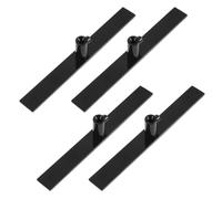 Zerodeko Soporte Ajustable Metal Negro Resistente para Accesorios de Batidora de Pie 4 Piezas para Organizar Batidores en Cocinas Domésticas y Comerciales