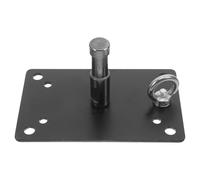 Zerodeko Soporte de Montaje de Luz para Lámpara Colgante con Placa de Acero Inoxidable Negro, Instalación Fácil para Estudios Profesionales y Fotografía