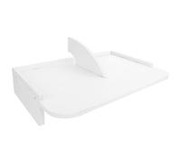 Zerodeko Soporte de Pared para Proyector Blanco PVC, Montaje sin Clavos