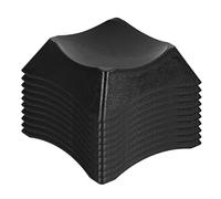 Zerodeko Soporte Múltiple para Exhibición de Balones 10 Piezas, Base Negra Resistente para Baloncesto, Fútbol y Bolas Pequeñas, Accesorio Práctico para Almacenamiento y Exhibición