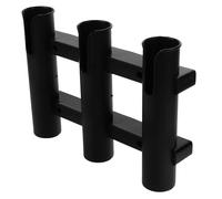 Zerodeko Soporte para Cañas de Pescar de Barco, Tubo Portacañas Negro, Soporte Mural para Kayak y Pesca en Orilla, Base Resistente para Cañas de Surf y Aparejos de Pesca