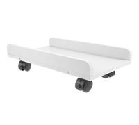 Zerodeko Soporte para Torre de Ordenador Ruedas y Bandeja Ajustable, Base Móvil para PC Compatible Alfombras, para Entornos de Oficina y Juegos