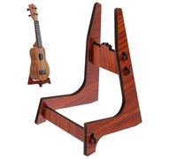 Zerodeko Soporte Plegable de Madera para Ukelele, Soporte Vertical Portátil para Instrumentos Musicales, Base Estable para Kalimba y Mandolina, Color Color Color Aleatorio Estilo Aleatorio