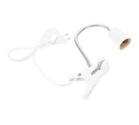 Zerodeko Soporte Resistente de Tortugas Lámpara con Clip Calor para Ajustable, Base de Cerámica y Plástico Seguro Adecuado para Terrarios y Reptiles