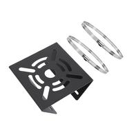 Zerodeko Soporte y Negro Reforzada Diseño Agujeros Estructura de Múltiples de para Cámara de Seguridad de Acero Resistente en Corrosión Riesgo de Grietas para Vigilancia Exteriores