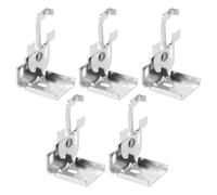 Zerodeko Soportes de Montaje para Persianas Romanas Inalámbricas y Horizontales, Gancho Antirremolino 5 Piezas, Soporte de Panal Resistente para Fijación Estable en Ventanas, Kit