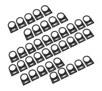 Zerodeko Tablero de Señalización para Interruptor de Botón Pulsador de Plástico 22 Mm, Marco de Inserción Lateral Estable, Paquete de 100 Unidades para Uso Industrial y Señalización