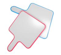 Zerodeko Tableros de Carteles Portátiles de Doble Cara Reutilizables 2 Piezas Borradores Fáciles de Usar para Votación y Puntuación en Reuniones y Enseñanza