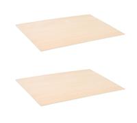 Zerodeko Tableros de Madera Maciza para Tallado A3 30x45 Cm 4 Mm de Grosor, 2 Piezas, Superficie Lisa para Grabado Artesanal, Paneles de Madera para Material de Dibujo Profesional