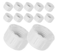 Zerodeko Tapa de Extremo Interior Roscada de Pvc 1/2 Pulgada, 25 Piezas, Protector para Tuberías de Agua, Accesorios para Sistemas de Riego y Rociadores, Resistente al Impacto y Uso