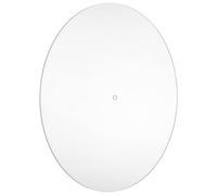 Zerodeko Tapete Acrílico Antideslizante para Plato Giratorio de Vinilo, Transparente, 12 Pulgadas, 3 MM, Adecuado para Coleccionistas y Entusiastas de Música