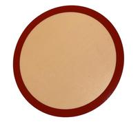 Zerodeko Tapete de Silicona para Horno, Microondas Color Aleatorio Esterilla Resistente al Calor Redondo para Hornear 10 Pulgadas, Alfombrilla Antiadherente Reutilizable