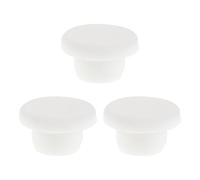 Zerodeko Tapón de Drenaje para Congelador 3 Unidades 1,6 Cm de Goma Resistente para Orificio de Frigorífico, Enchufe Pequeño para Drenaje y Mantenimiento en Frigoríficos y Congeladores