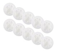 Zerodeko Tapón de Rosca Externa para Bidones de 200 Litros, 10 Unidades de Plástico Duradero, Tapa Antipolvo para Manejo de Aceite y Granos