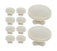 Zerodeko Tapones de Silicona Ideales para Comidas al Aire Libre y Reemplazo Diario para 10 Piezas Beige Compactos y Redondos para Válvula de Ventilación de Fiambreras Aislantes