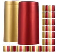Zerodeko Tapones Termorretráctiles Sellado Ajustado 100 para Botellas de Vino Película de Pvc para Botellas de Apertura 33mm Adecuado para Sellar