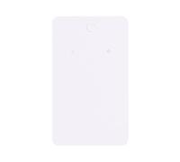 Zerodeko Tarjetas para Exhibición de Pendientes 200 Piezas Papel Kraft 300 G 5 X 8,9 Cm Etiquetas para Pendientes Manualidades Embalaje Joyería