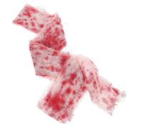 Zerodeko Tela de Gasa Sangrienta para Halloween Diseño Único, Cinta de Advertencia Reutilizable y Fácil de Cortar para Decoración y Señalización