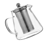 Zerodeko Tetera de Vidrio para Té Filtro de Acero Inoxidable, Capacidad 550ml, Diseño Delicado y Desmontable para Fácil Limpieza Hogar