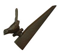 Zerodeko Tope de Puerta de Hierro Fundido Diseño de Pájaro Cuña Anticolisión Decorativa Vintage Bloque de Tope Antideslizante Compacto para Puertas de Dormitorio y Cocina Accesorio