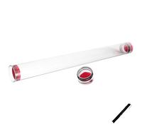 Zerodeko Tubo de Almacenamiento para Flotadores de Pesca de Vidrio Resistente y Ligero Separador Interno, Adecuado para Pesca en Lago y Actividades al Aire Libre Color Color Aleatorio