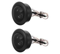 Zerodeko Tweeter para Coche 2 Pulgadas Par de Bocinas Metálicas Compactas Altavoces Interiores del Coche Sistema de Sonido Estéreo Audio para Automóvil Accesorios Interior