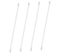 Zerodeko Varilla para Persianas Verticales de 12 Pulgadas (29-34 Cm), 4 Piezas de Repuesto de Plástico Transparente, Barra de Control para Cortinas, Accesorios Prácticos para Hogar,