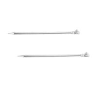 Zerodeko Varillas de Tierra Eléctricas Galvanizadas 12mm 300mm, 2 Piezas, Varilla de Puesta a Tierra para Cercas Eléctricas, Resistentes Intemperie, para Protección y Uso Agrícola