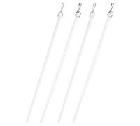 Zerodeko Varillas para Cortinas Venecianas 17 Pulgadas, Juego de 4 Piezas en Color Claro y Transparentes, Barra de Tracción para Persianas, Accesorio Ligero y Resistente para Hogar, Sala