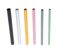 Zerodeko Varillas para Forma de Uñas Metálicas 12 Piezas, Palitos Curvadores para Manicura, Tubos de Cristal para Decoración de Uñas, Suministros para Salones y Uso Personal