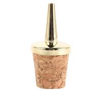 Zerodeko Vertedor y tapón de Vino: tapón vertedor de Botellas con Boquilla de Corcho - Dispensador de Aceite y Licor - Accesorios para Botellas de Vino para Bares en casa y Ocasiones Festivas