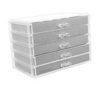 Zerodeko Vitrina De Rocas Para Colección Caja De Almacenamiento Múltiples Rejillas Organizador Divisor Extraíble Vitrina Expositora Para Exhibición De Rocas Caja Transparente De