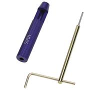 Zerodis 10 M3x0.5x1d Insertos de Rosca de Alambre, Brocas de Taladro, Kit de Reparación de Roscas de Acero para Hierro, Aluminio y Más con Llave de Llave, Grifos, Set de Herramienta de Inserción de