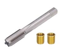 Zerodis 10 Piezas de Inserciones de Rosca M12 X 1,25, Kit de Grifo de Acero de Alta Velocidad para Reparación de Motores, Herramientas Profesionales para Mecánica Automotriz