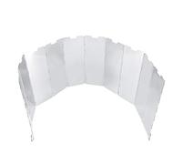 Zerodis 10 unids Placas Plegable Al Aire Libre, Cocina Camping Pantalla de Viento Estufa de Gas Parabrisas de Viento de Aleación De Aluminio de Campamento para Acampar al Aire Libre