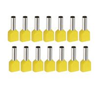 Zerodis 100pcs Férula TE4012, Conector de Enjuague de Cobre Conjunto Aislado Cable de Cable Terminal Terminal de Enrging Kit Spade Surtment, Uso Práctico con un Trabajo Más Seguro, Amplio Utilidad