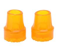 Zerodis 2 Puntas de Bastón, Punta de Muleta de Goma, Absorción de Impactos, Caminar Dentado con Patrón de Neumático de Imitación Inferior, Accesorios de Movilidad de Repuesto