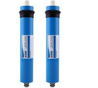 Zerodis 2 unidades 75 gdp membrana de ósmosis inversa filtro elemento filtrante agua RO membranas Reverse Osmosis System Water Filters para laboratorios hospitalarios domésticos