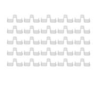 Zerodis 25 Abrazaderas de Rejilla, Abrazaderas de Sillín de Acero Al Carbono Galvanizado para Tamaño de Tornillo, Apertura de Rejilla de 1 Pulgada para Sistemas de Drenaje, Entrepisos,