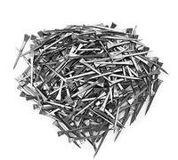 Zerodis 250 Piezas de Clavos de Herradura de Acero E6, Clavos de fabricación de vidrieras, Clavos de Acero de Caballo para asegurar el Plomo o la Carrera de Caballos de Vidrio