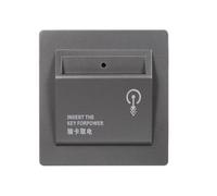 Zerodis 40A Hotel Energy Saver Switch, Card Insert Power, Aluminum Alloy