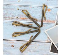 Zerodis 5 Pcs Clamp/Holder de Dinero, Expandir Espacio de Billetera de Metal Portátil Billetera Resorte de Bolsillo Frontal Estable, Diseño Simple con Alta Dureza