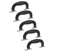 Zerodis 5 Piezas Handles de 5 Piezas de Equipaje Ergonómico con Gran Demanda de Maletas y Cajas de Herramientas (Black)